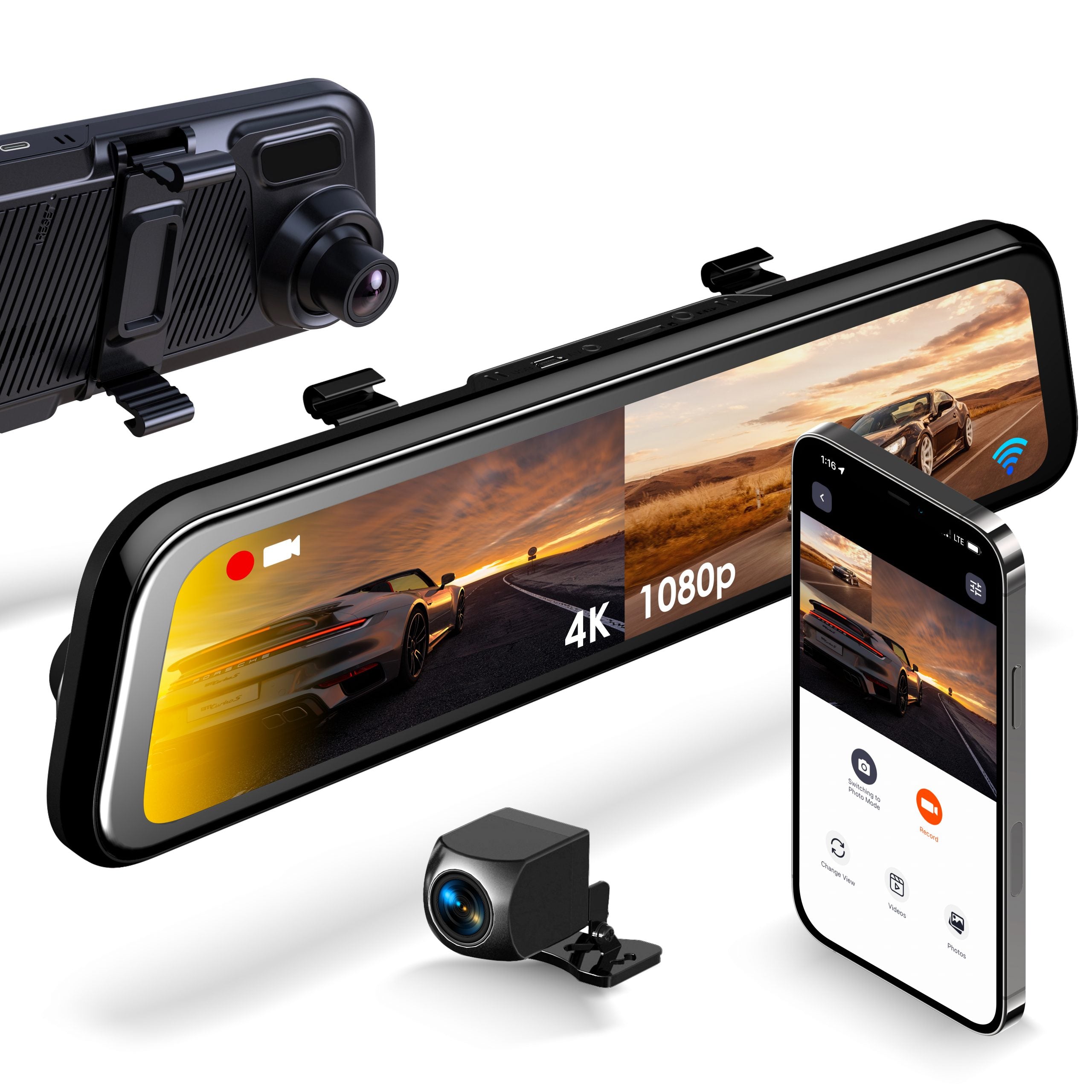 Dashcast Smart Rear Mirror